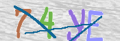 CAPTCHA (Şahıs Denetim Kodu) Resmi